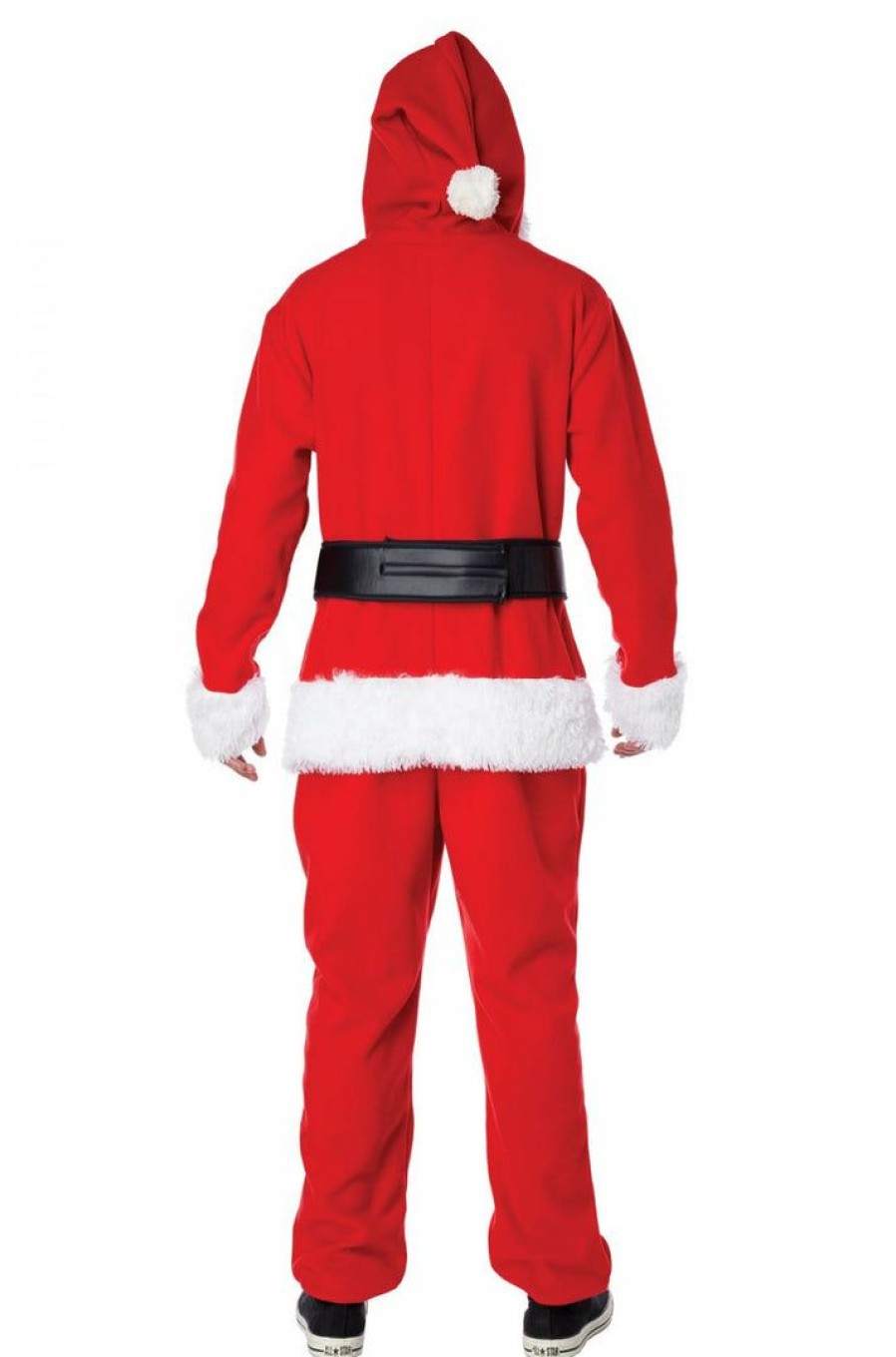 Christmas * | California Costumes Santa Claus Fleece Jumpsuit