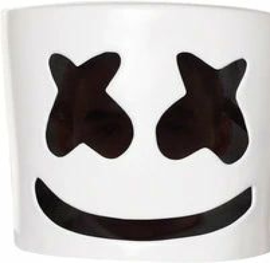 Mardi Gras * | Fun World Marshmello Adult Halfmask Half Masks