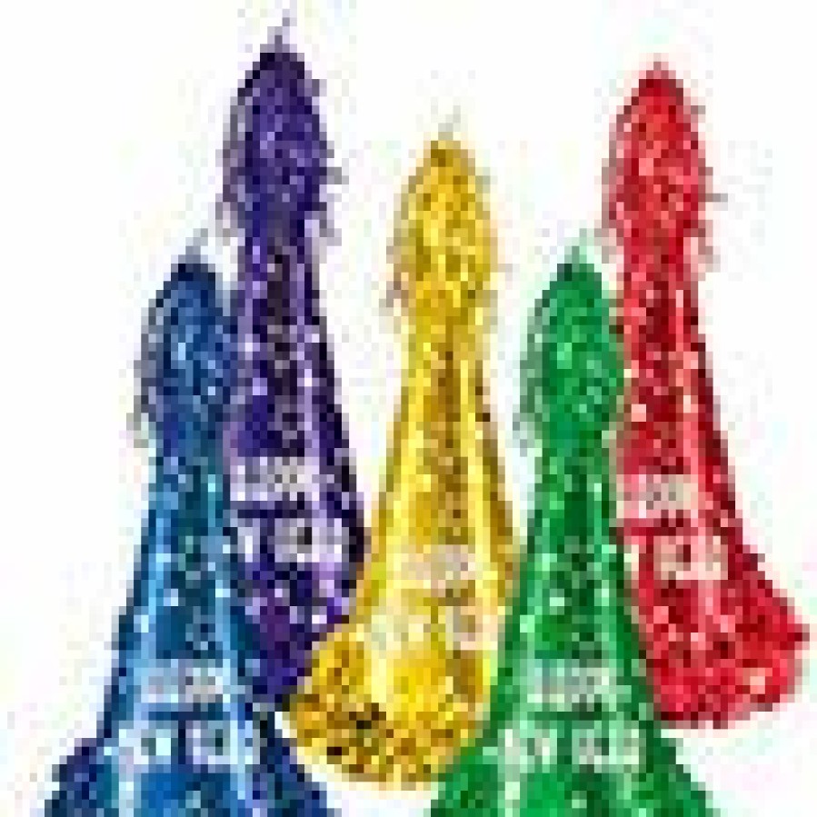 New Year * | Beistle Hats And Accessories Gem Star Assorted 12.5" New Year Hat