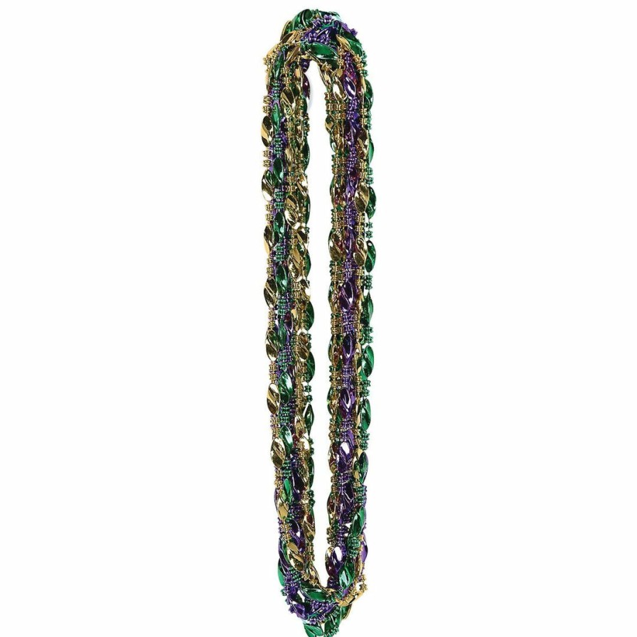 Mardi Gras * | Beistle Mardi Gras Swirl Beads