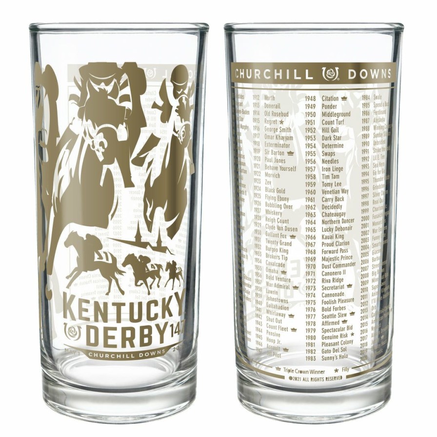 Derby * | West Coast Novelty 147Th Kentucky Derby Mint Julep Glass 24K Gold Edition Derby Clearance