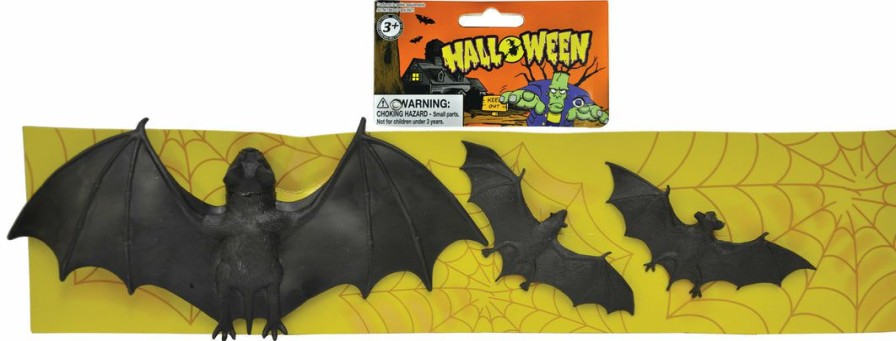 Halloween * | Morris Indoor Decor Suction Cup Bats Pack Of 3