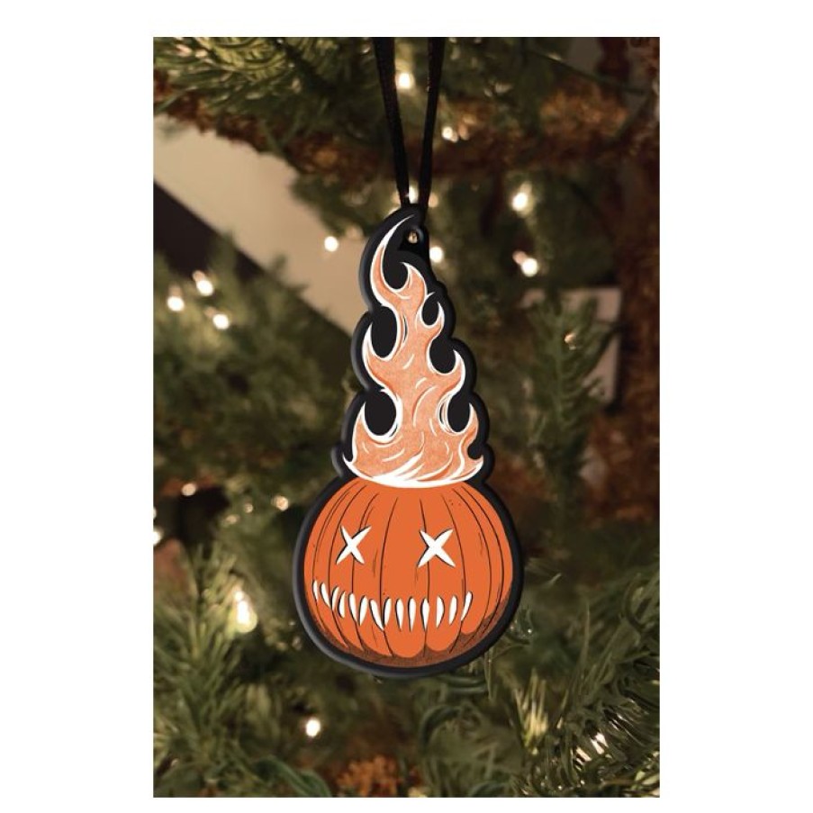 Christmas * | Trick Or Treat Studios Trick 'R Treat Sam O'Lantern Metal Ornament