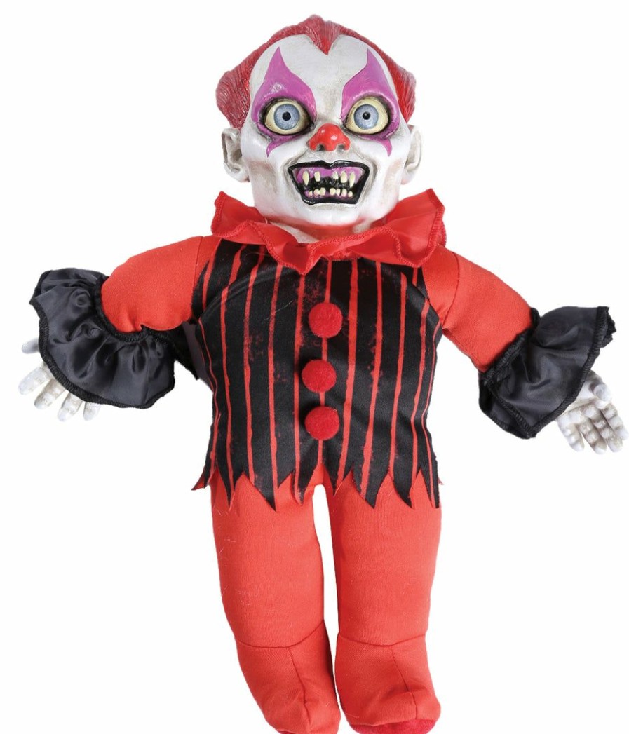 Halloween * | Morris Costumes Clown Haunted Doll W/Sound Indoor Decor