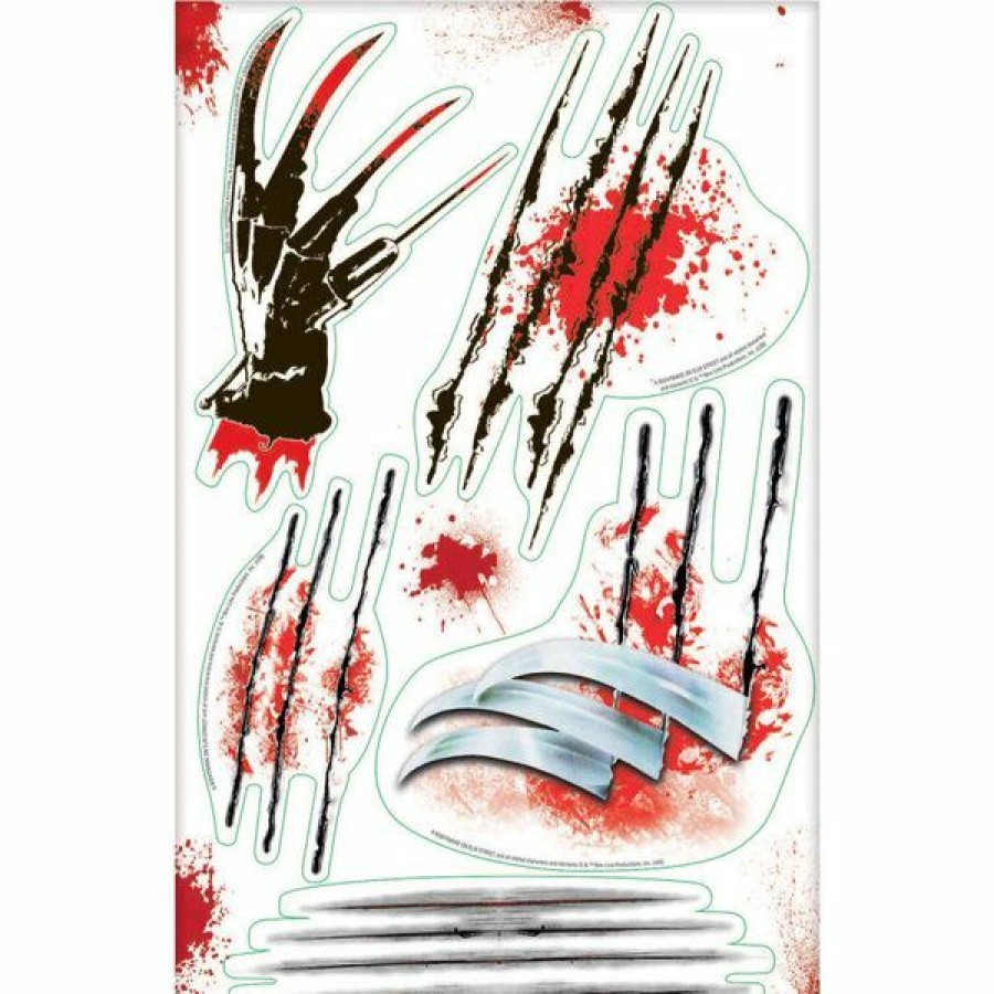 Halloween * | Amscan A Nightmare On Elm Street Vinyl Wall Grabber Indoor Decor