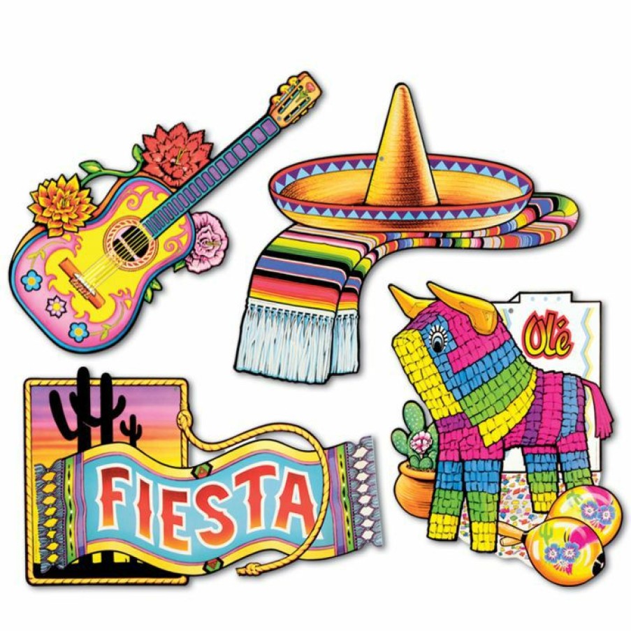 Halloween * | Beistle Party Supplies Fiesta Cutouts