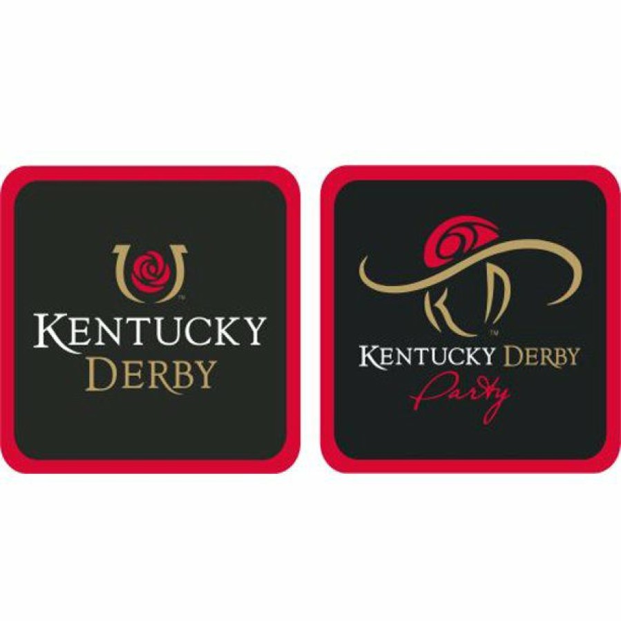 Derby * | Westrick Kentucky Derby Icon Coasters 8/Pk Derby Party Supplies